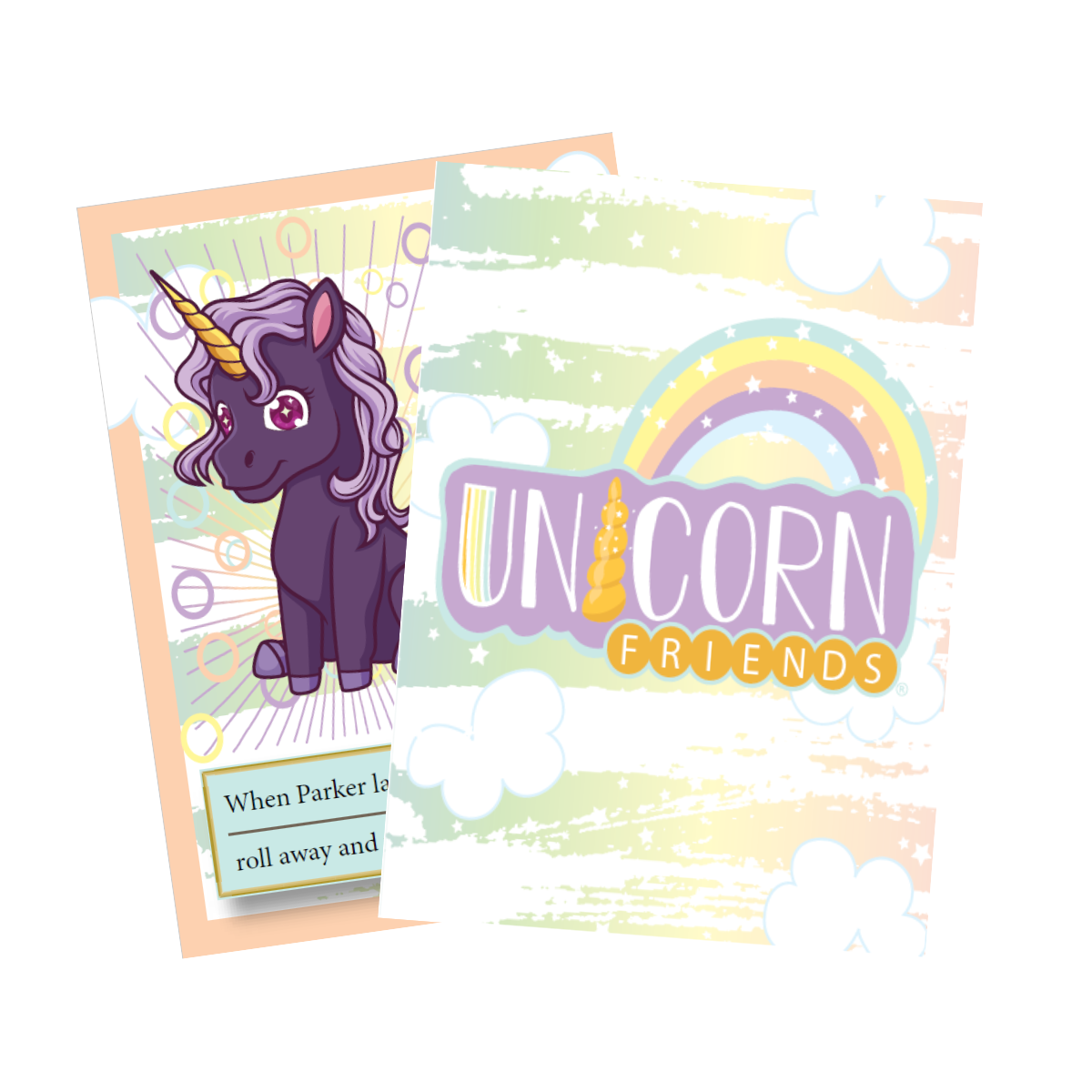 15 Card Trading Pack- 15 Magical Unicorn Cards Plus a Bonus Sticker