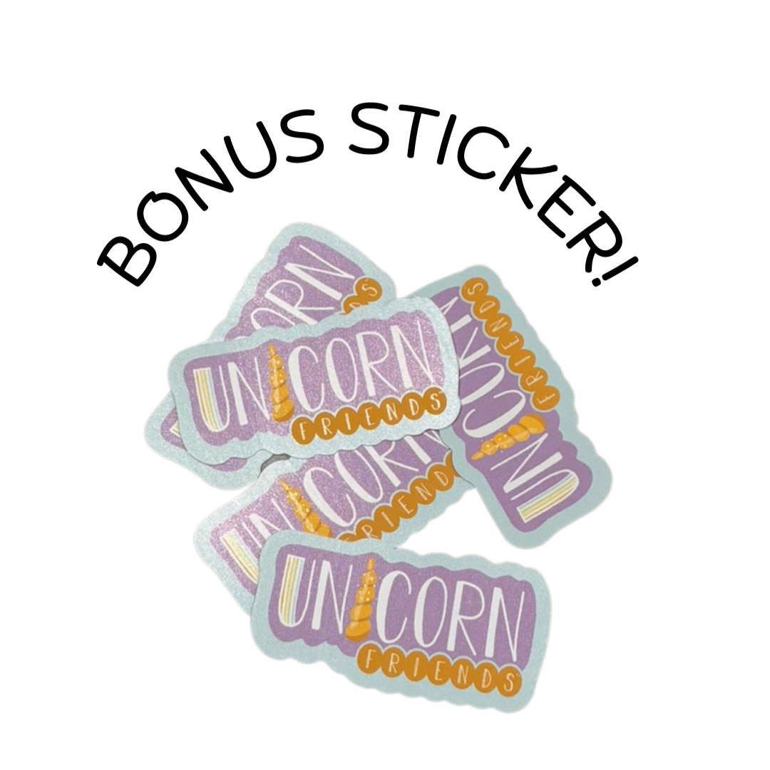 25 Card Trading Pack- 25 Magical Unicorn Cards Plus a Bonus Sticker