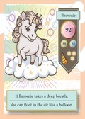 Collectible unicorn trading card
