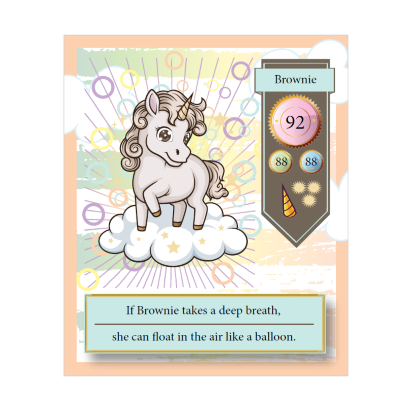 Unicorn Friends MISPRINT 15 Card Pack
