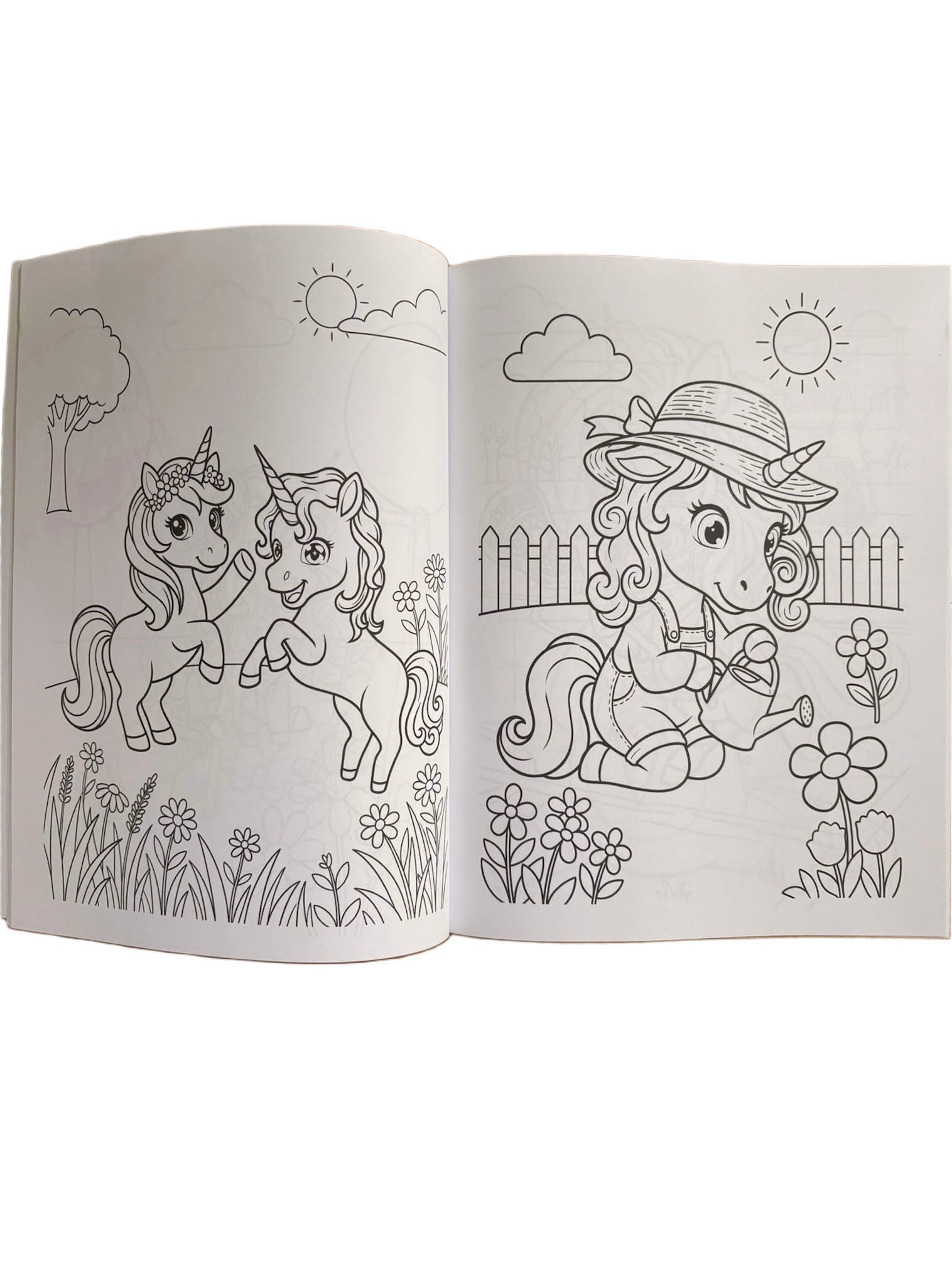 Unicorn Friends Magical Coloring Book