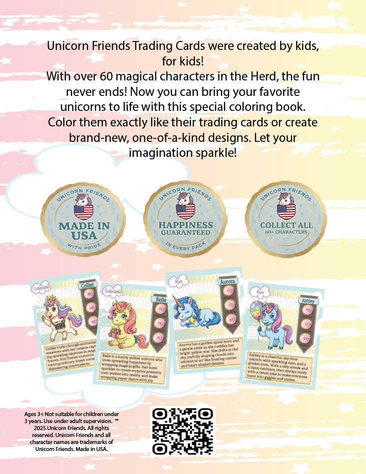 Unicorn Friends Magical Coloring Book
