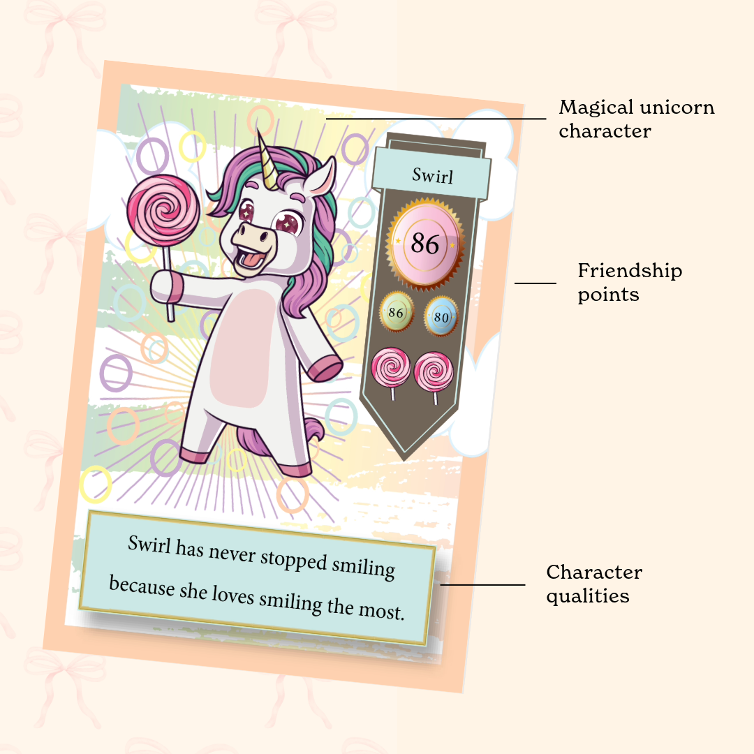 Unicorn Friends 5 Card Trading STARTER Pack