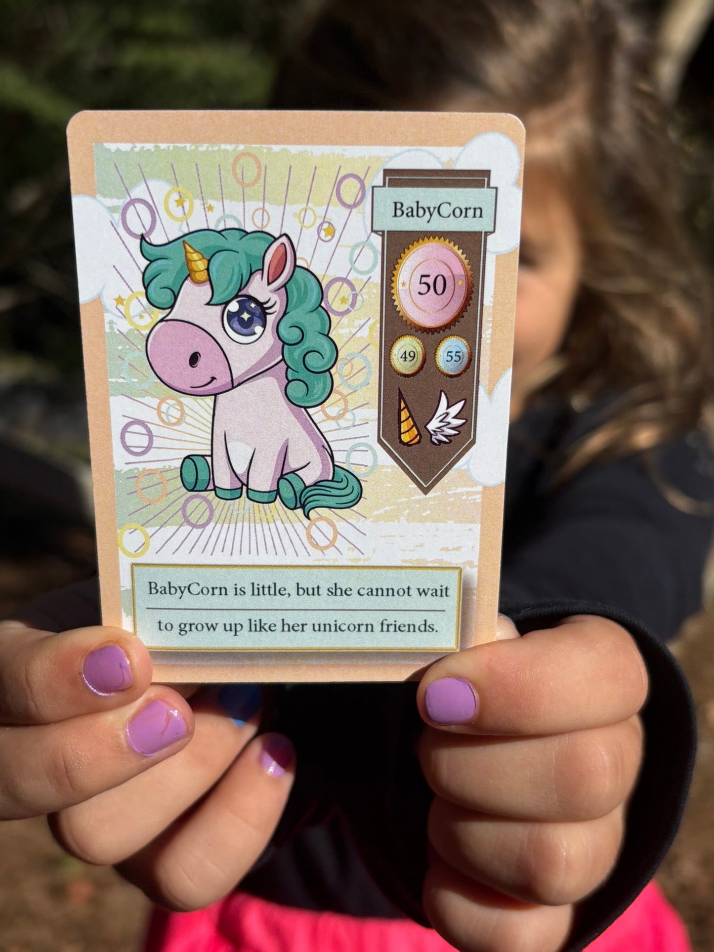 25 Card Trading Pack- 25 Magical Unicorn Cards Plus a Bonus Sticker