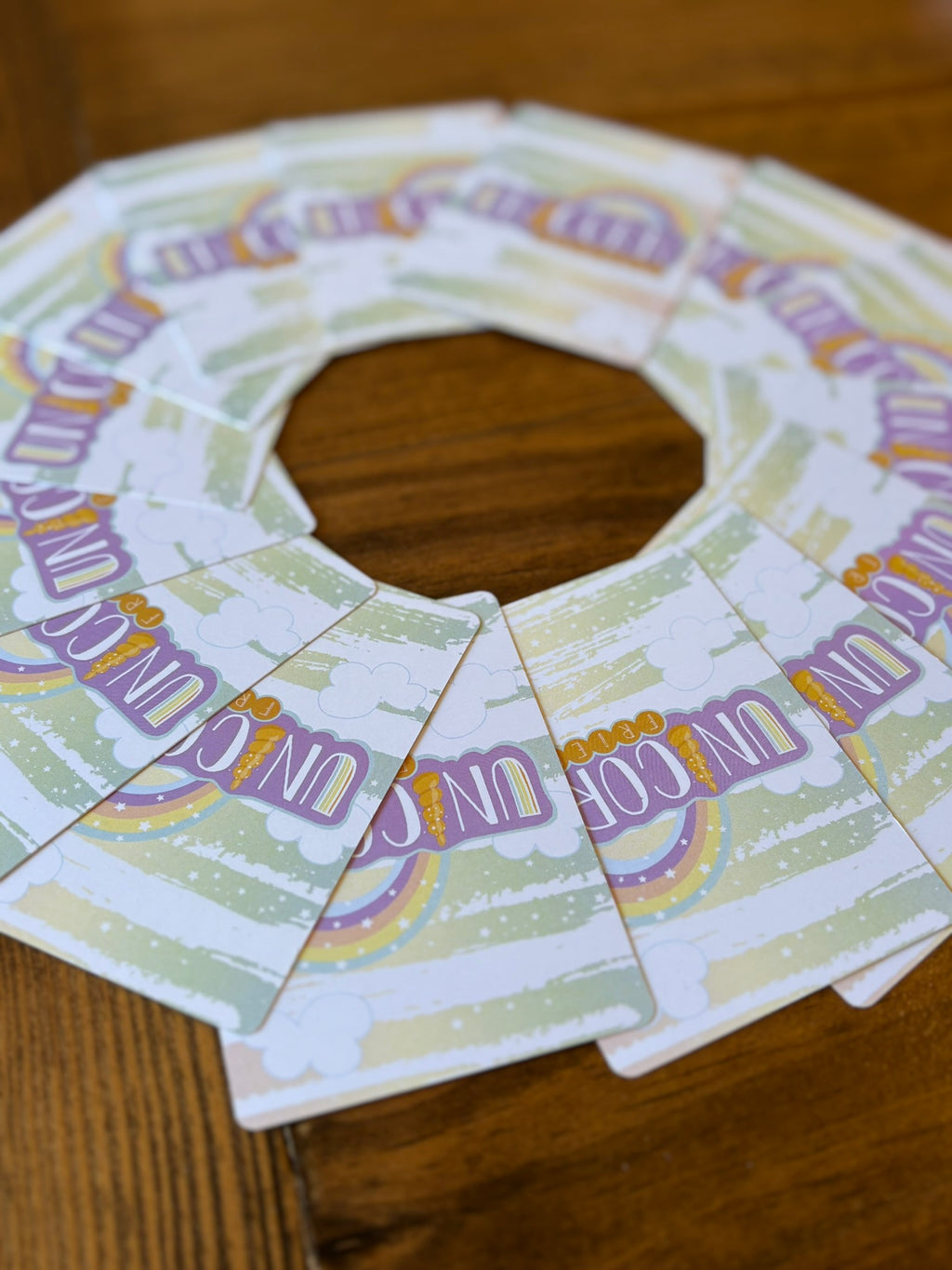 Unicorn Friends MISPRINT 15 Card Pack