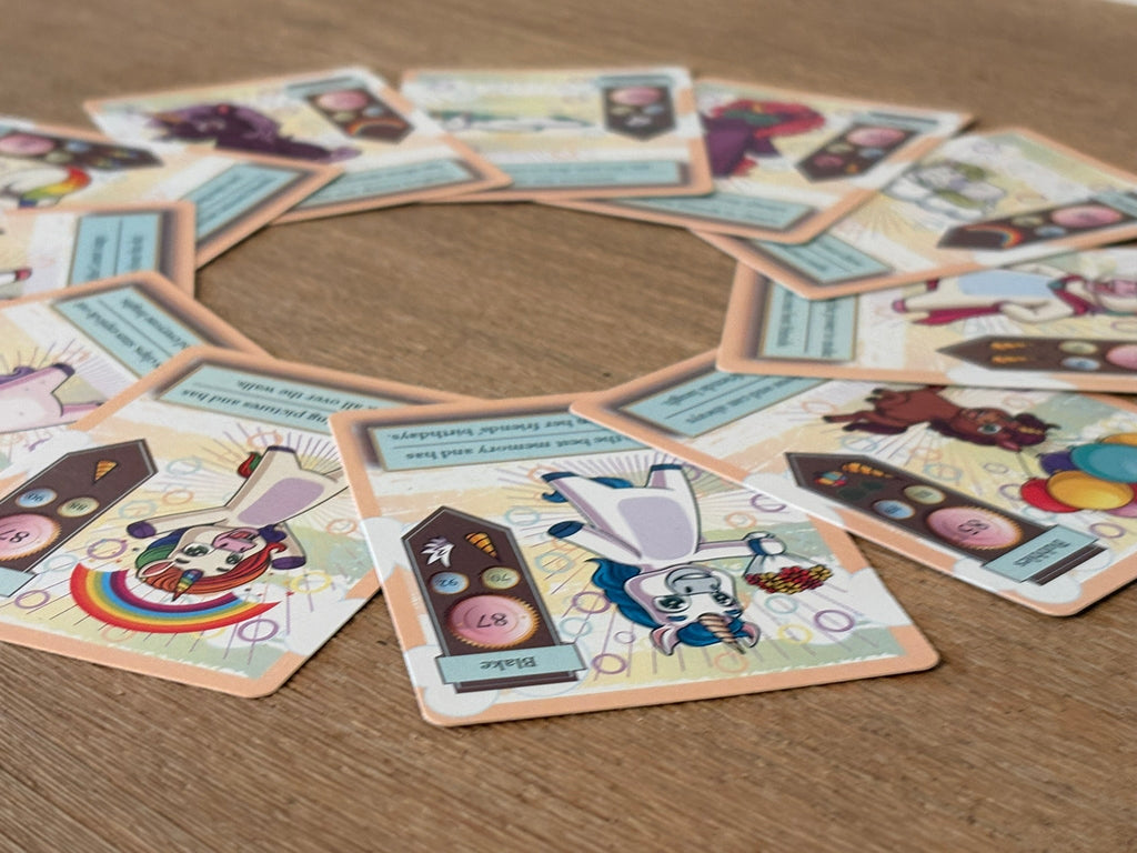 Unicorn Friends Party Pack- 10 Individual Packs of Cards