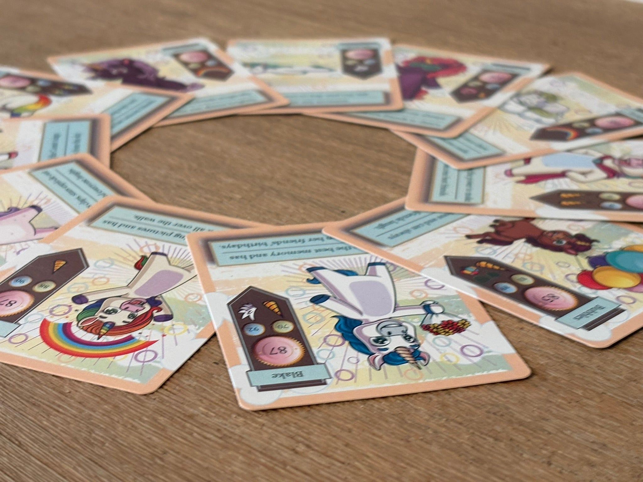 Unicorn Friends Party Pack- 10 Individual Packs of Cards