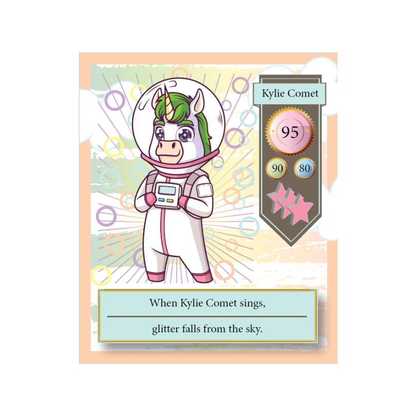 Unicorn Friends Party Pack- 10 Individual Packs of Cards