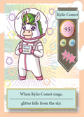 Collectible unicorn trading card