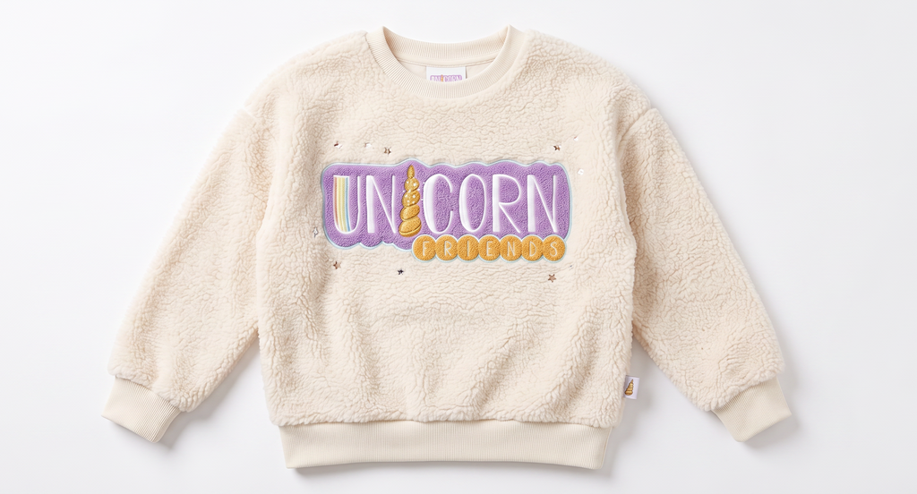 Unicorn Friends Plush Sweatshirt