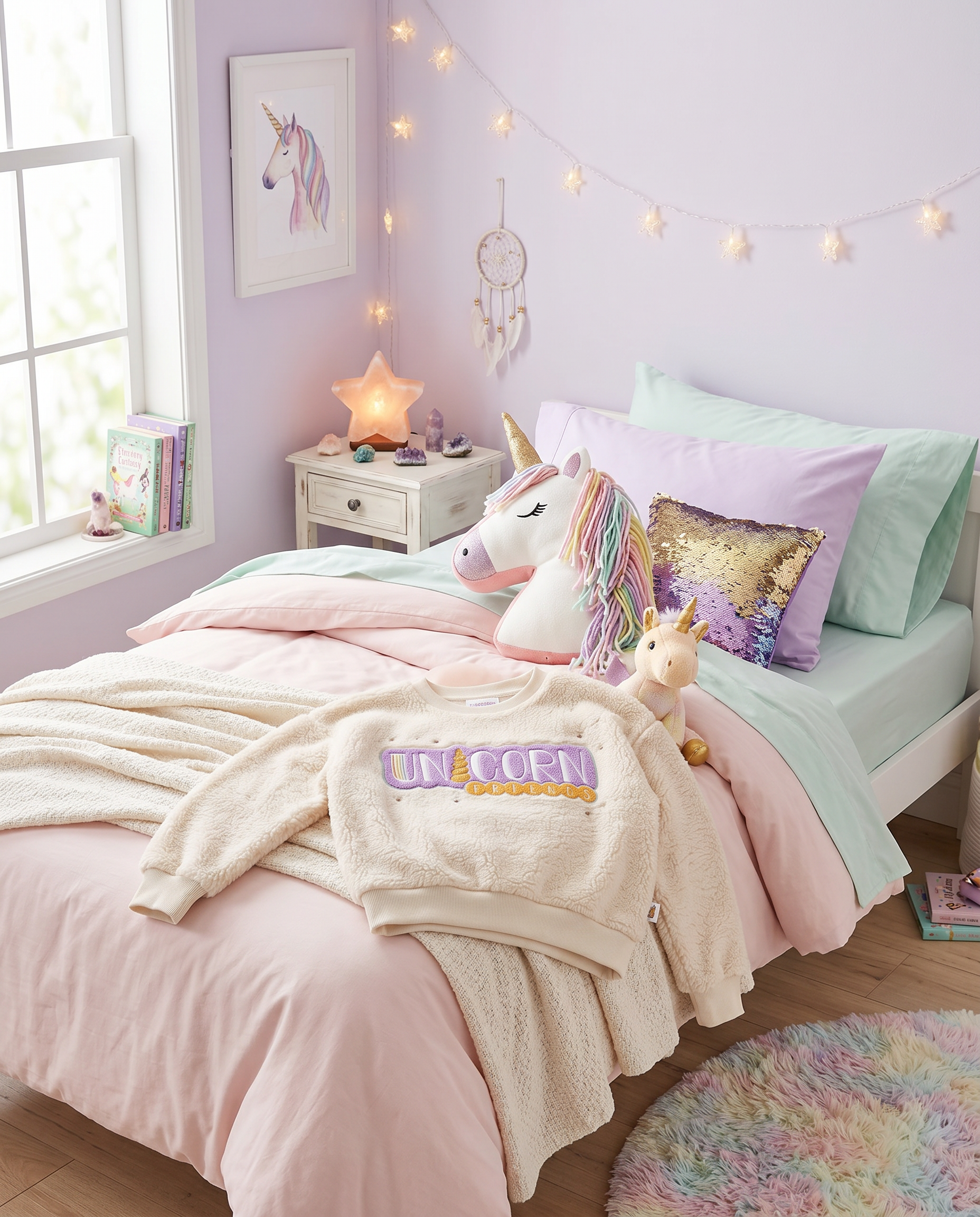 Unicorn Friends Plush Sweatshirt