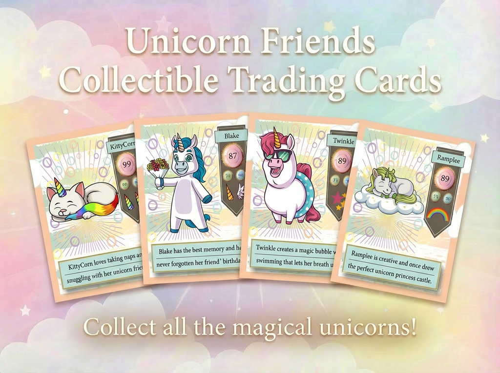 Unicorn Friends MISPRINT 15 Card Pack