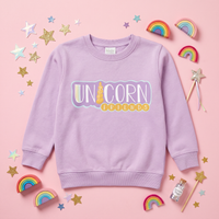 Unicorn Friends Cozy Crewneck Sweatshirt